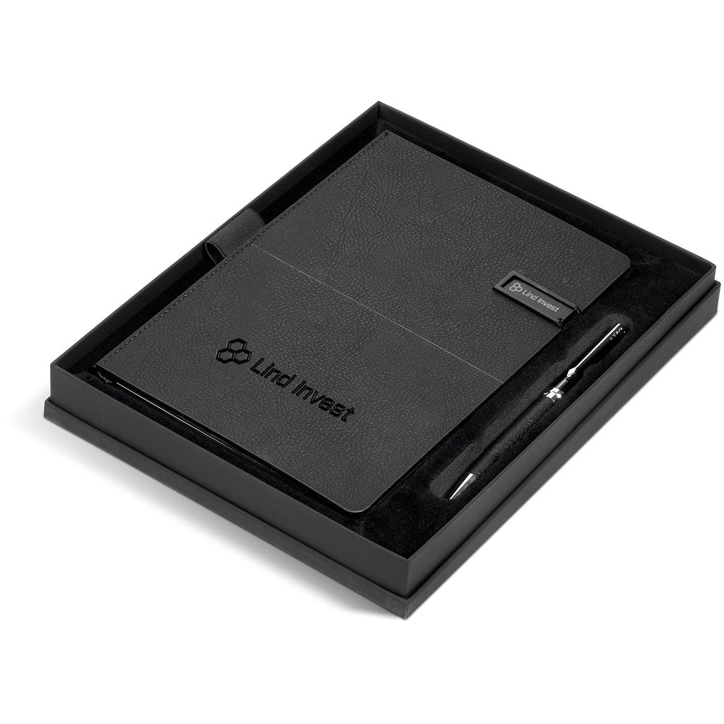 Alex Varga Corinthia Flash Drive Notebook & Pen Set - 32GB