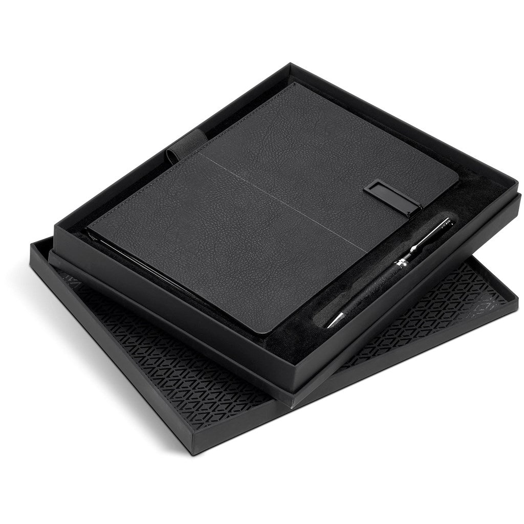 Alex Varga Corinthia Flash Drive Notebook & Pen Set - 32GB