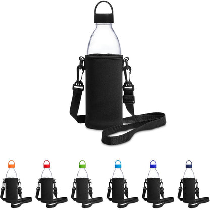 Kooshty Hands-Free Glass Water Bottle – 850ml