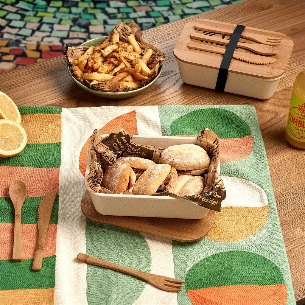Kooshty Natura Plus Bamboo Fibre Lunch Box Set