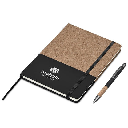 Okiyo Denki Cork Notebook & Pen Set