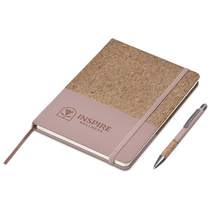 Okiyo Denki Cork Notebook & Pen Set