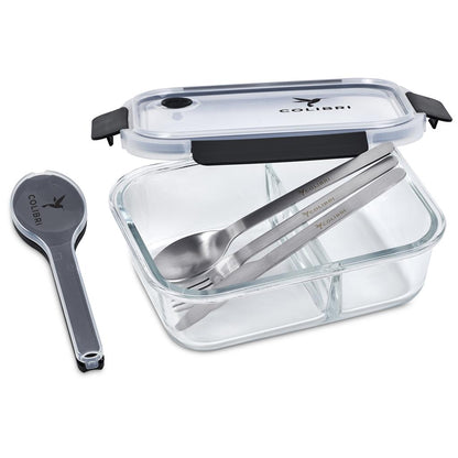 Serendipio Mealmate Lunch Box & Cutlery Set
