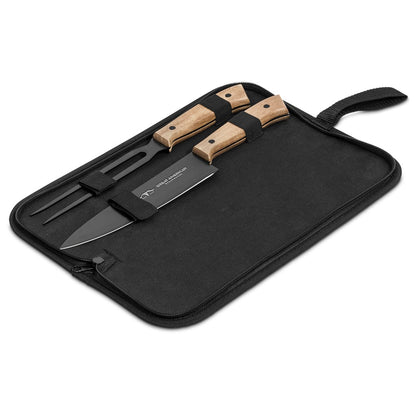 US Basic Butcher's Block Carving Set