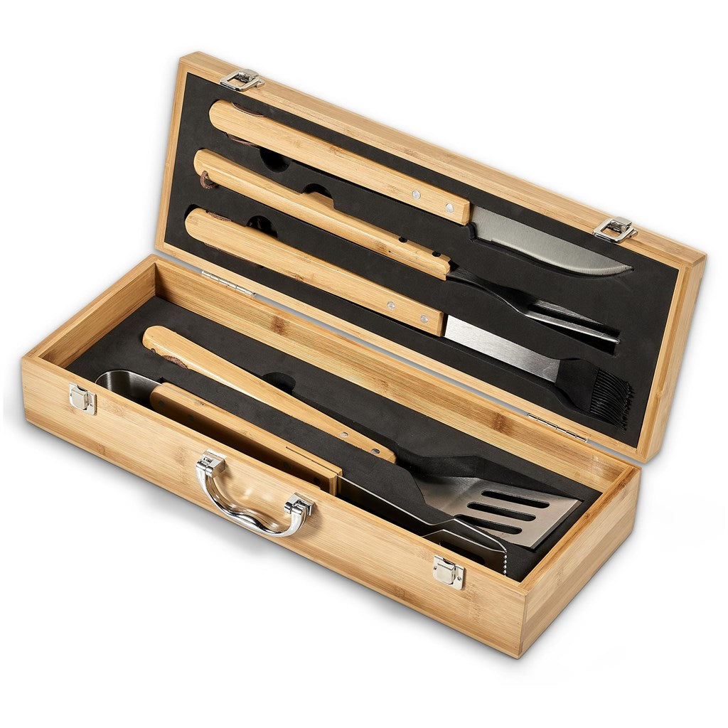 Okiyo Yakiniku Bamboo 5-Piece Braai Set
