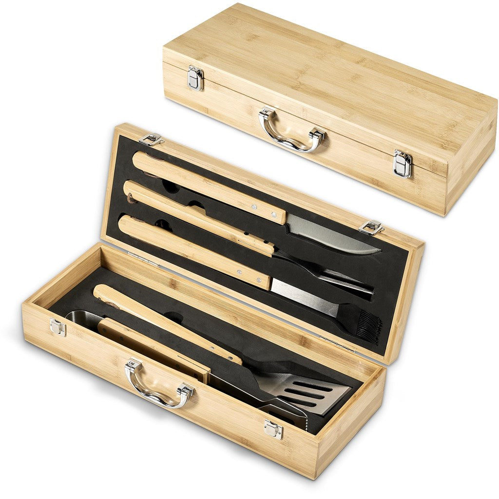 Okiyo Yakiniku Bamboo 5-Piece Braai Set