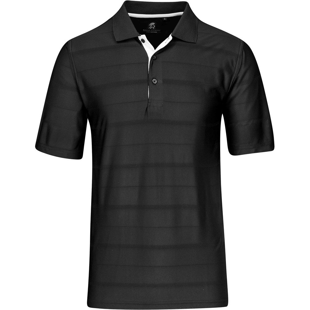 Mens Admiral Golf Shirt - Black