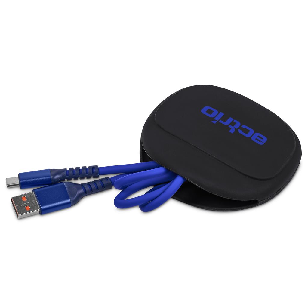 Altitude Stodle Fast Charge USB-A to Type-C Charging Cable in Pouch