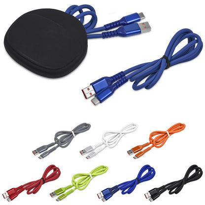 Altitude Stodle Fast Charge USB-A to Type-C Charging Cable in Pouch