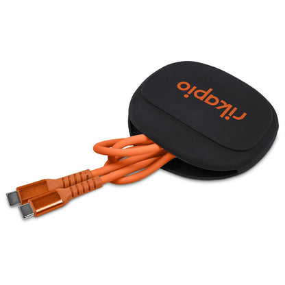 Altitude Mable Fast Charge Type-C to Type-C Charging  Cable in Pouch