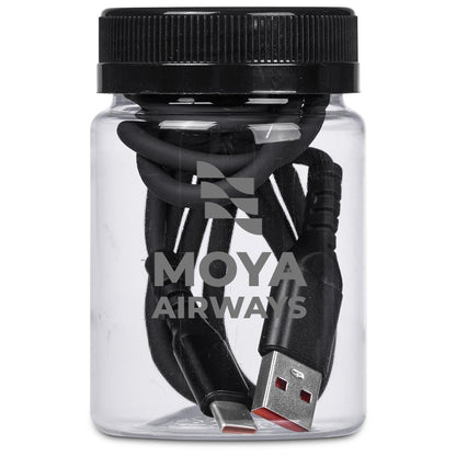 Altitude Capsit Fast Charge USB-A to Type-C Charging  Cable in Jar