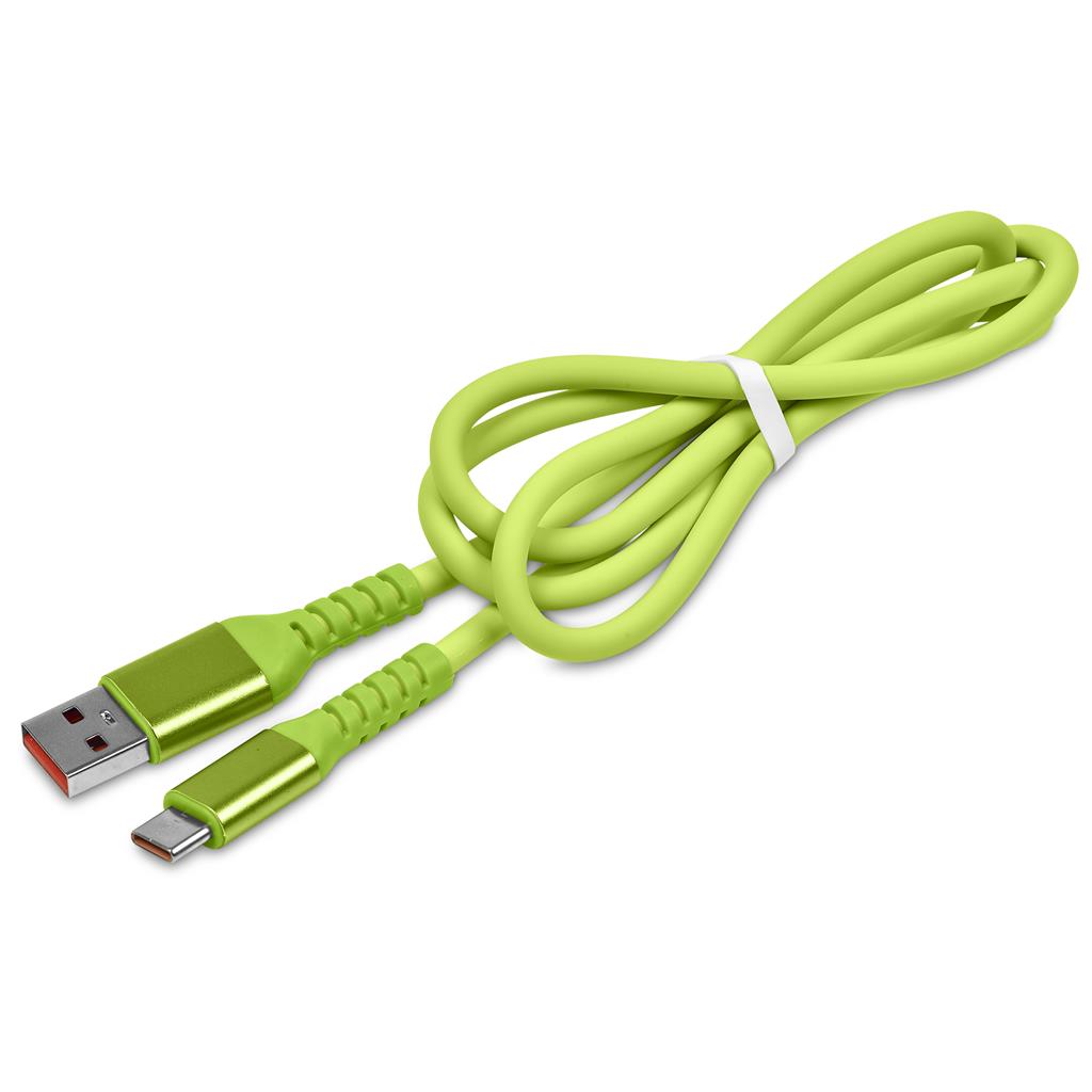 Altitude Capsit Fast Charge USB-A to Type-C Charging  Cable in Jar