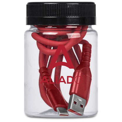 Altitude Capsit Fast Charge USB-A to Type-C Charging  Cable in Jar