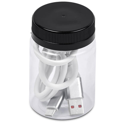 Altitude Capsit Fast Charge USB-A to Type-C Charging  Cable in Jar
