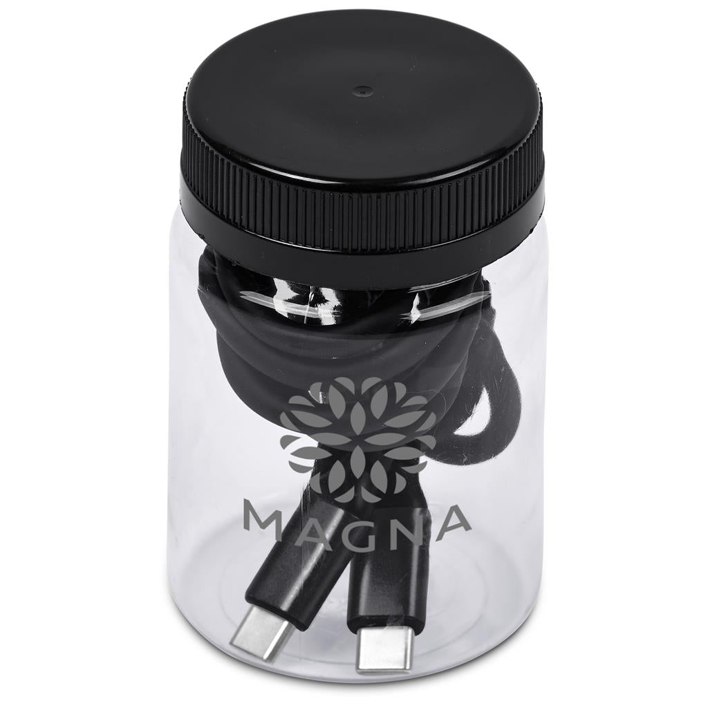 Altitude Barlitt Fast Charge Type-C to Type-C Charging Cable Cable in Jar