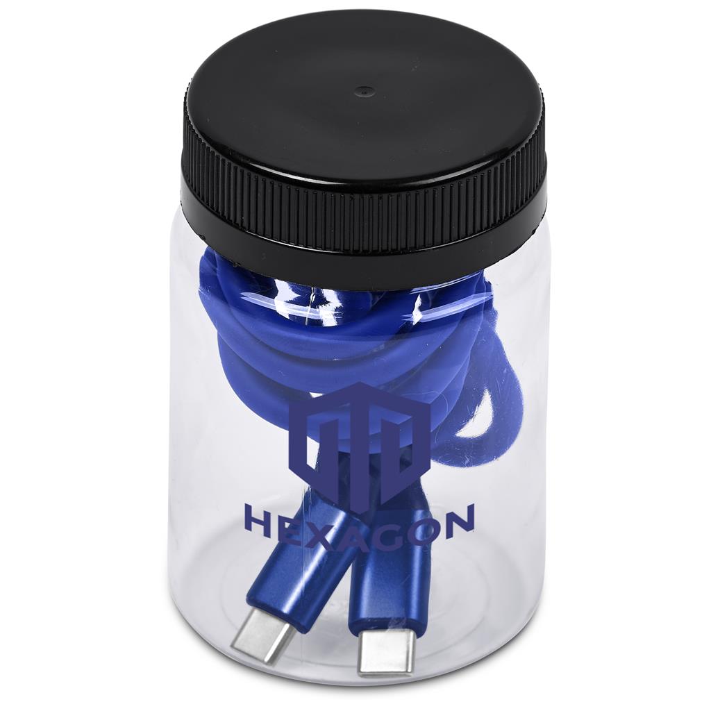 Altitude Barlitt Fast Charge Type-C to Type-C Charging Cable Cable in Jar