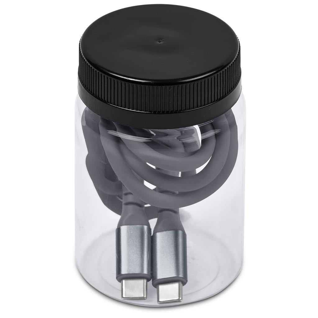 Altitude Barlitt Fast Charge Type-C to Type-C Charging Cable Cable in Jar