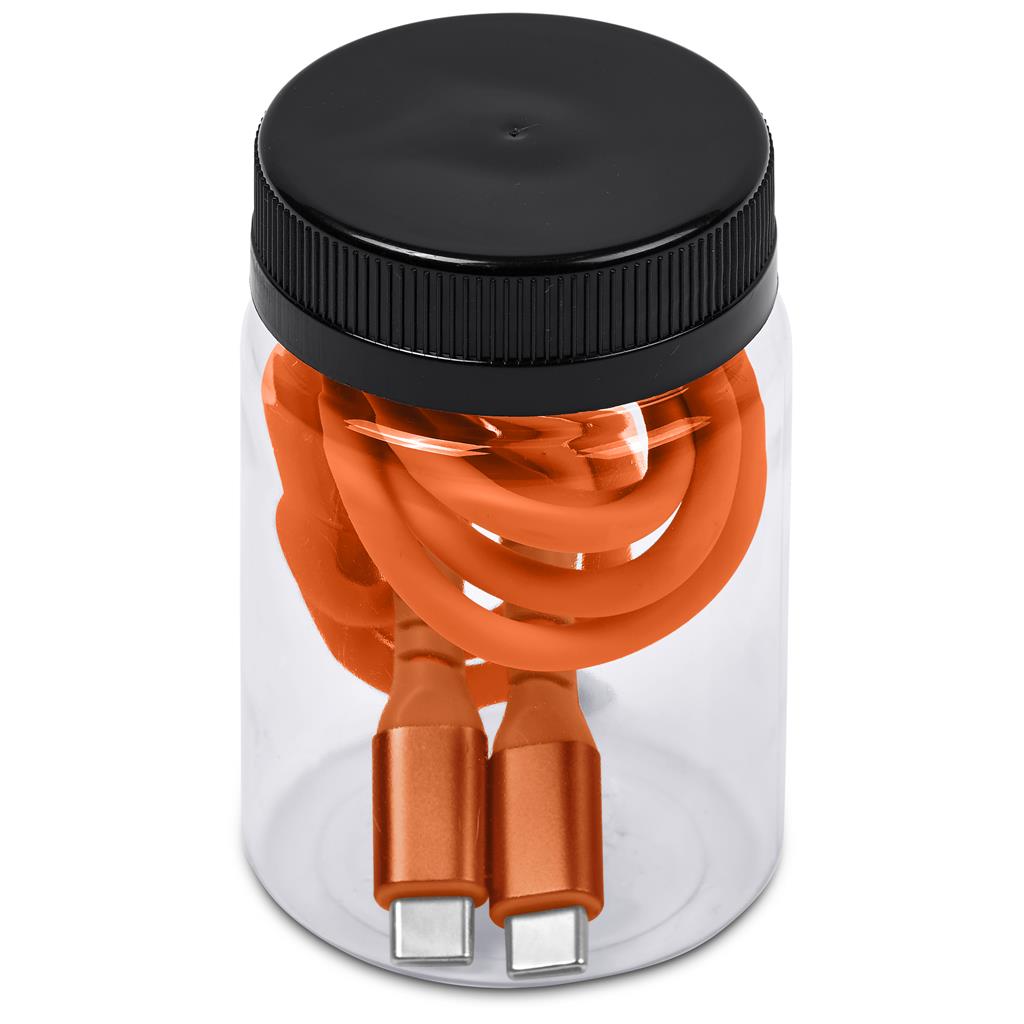 Altitude Barlitt Fast Charge Type-C to Type-C Charging Cable Cable in Jar