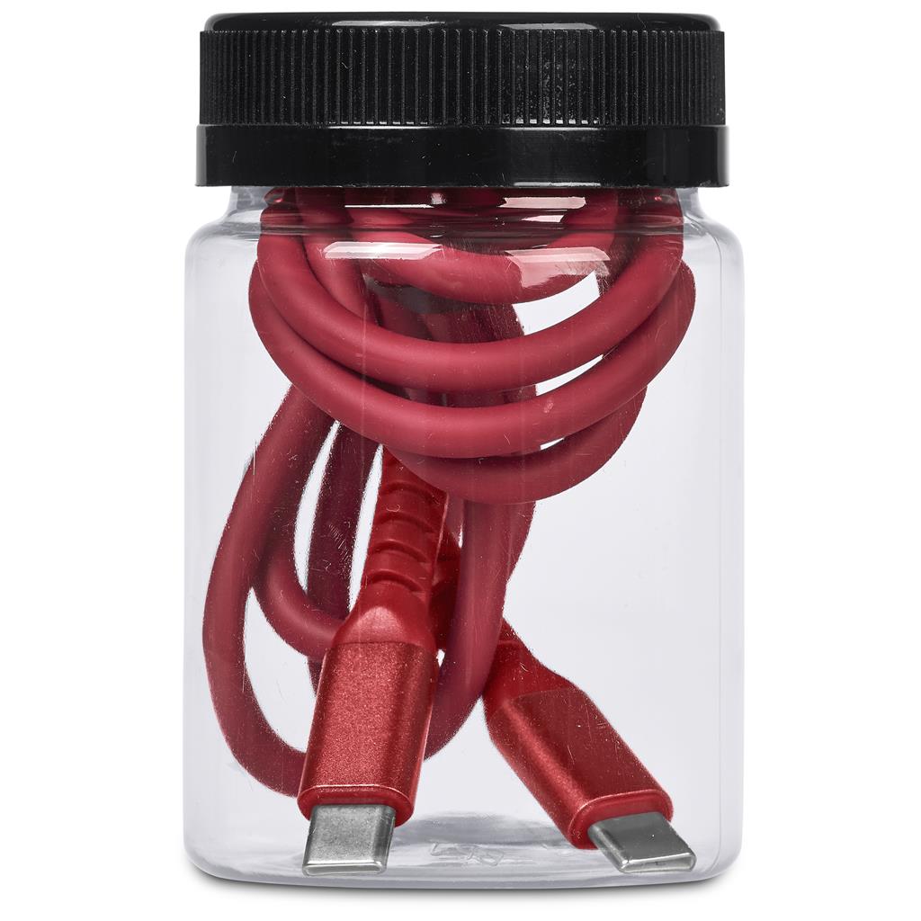 Altitude Barlitt Fast Charge Type-C to Type-C Charging Cable Cable in Jar