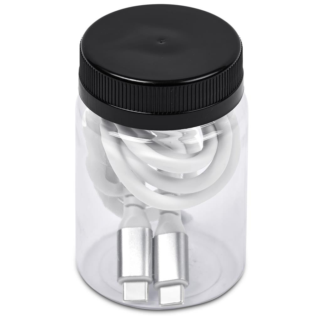 Altitude Barlitt Fast Charge Type-C to Type-C Charging Cable Cable in Jar
