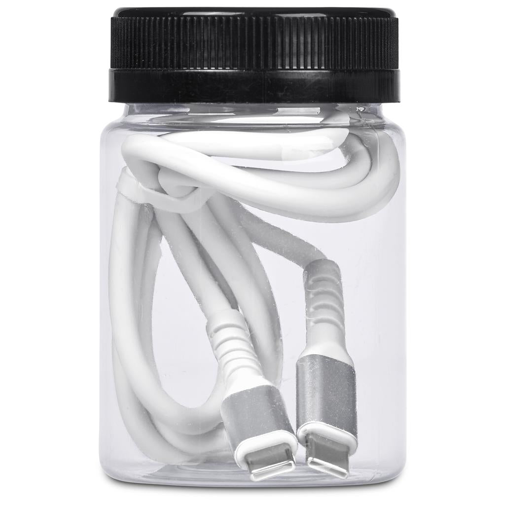 Altitude Barlitt Fast Charge Type-C to Type-C Charging Cable Cable in Jar