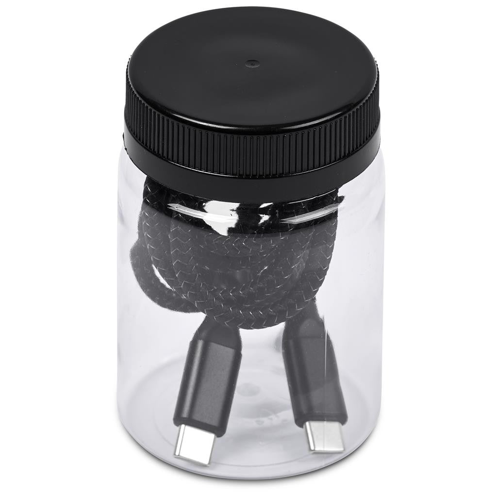 Altitude Nitty Fast Charge Type-C to Type-C Charging Cable in Jar