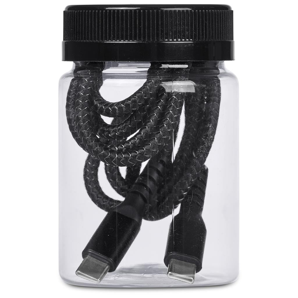 Altitude Nitty Fast Charge Type-C to Type-C Charging Cable in Jar