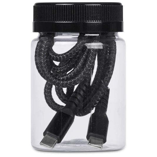 Altitude Nitty Fast Charge Type-C to Type-C Charging Cable in Jar