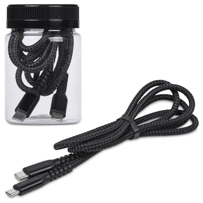 Altitude Nitty Fast Charge Type-C to Type-C Charging Cable in Jar
