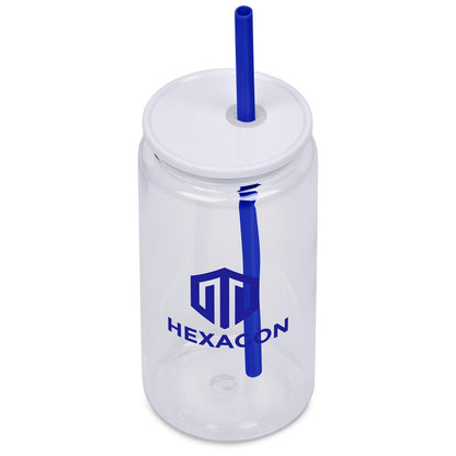 Altitude Mina Plastic Tumbler and Straw - 550ml