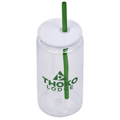 Altitude Mina Plastic Tumbler and Straw - 550ml