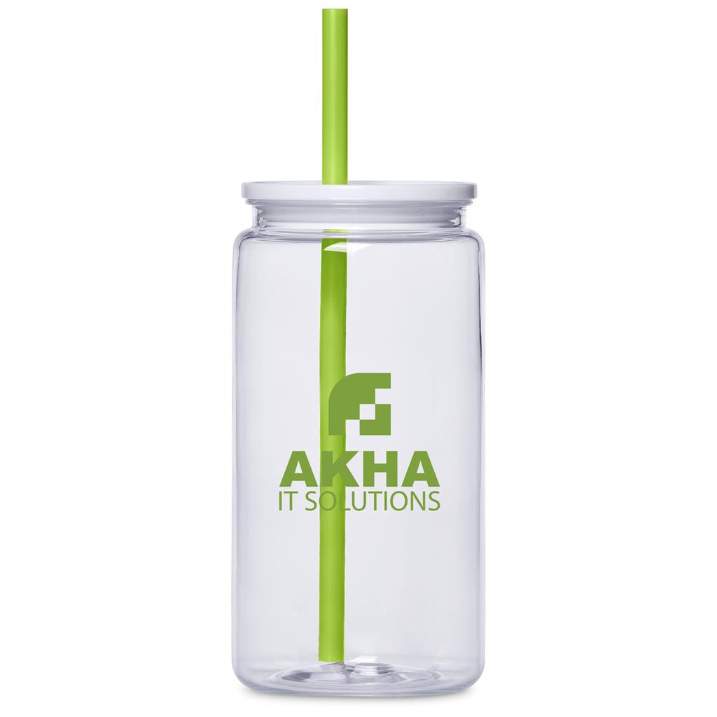 Altitude Mina Plastic Tumbler and Straw - 550ml
