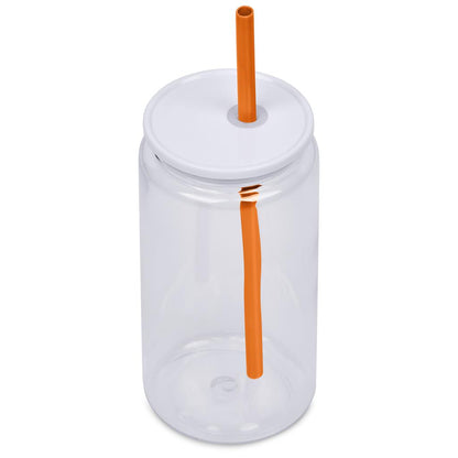 Altitude Mina Plastic Tumbler and Straw - 550ml