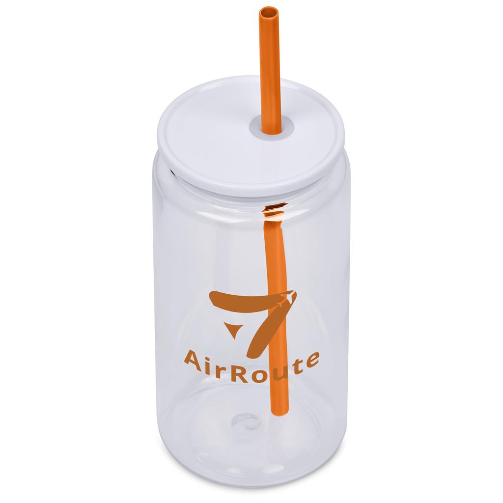 Altitude Mina Plastic Tumbler and Straw - 550ml