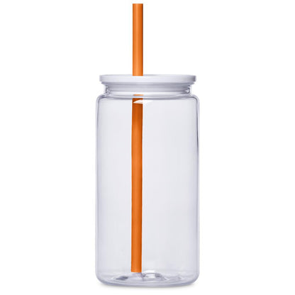 Altitude Mina Plastic Tumbler and Straw - 550ml