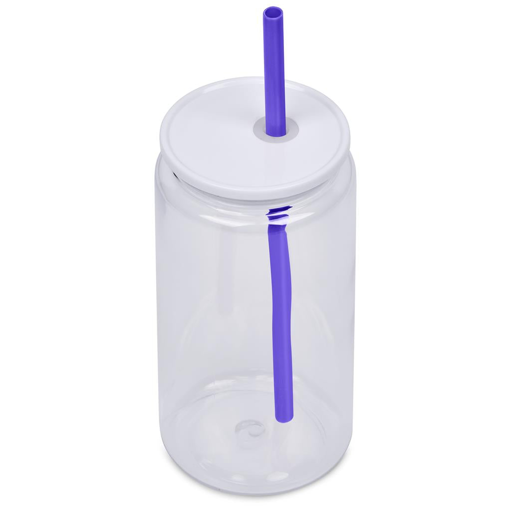 Altitude Mina Plastic Tumbler and Straw - 550ml