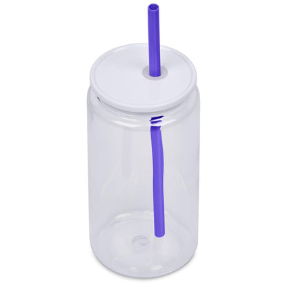 Altitude Mina Plastic Tumbler and Straw - 550ml