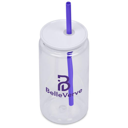 Altitude Mina Plastic Tumbler and Straw - 550ml