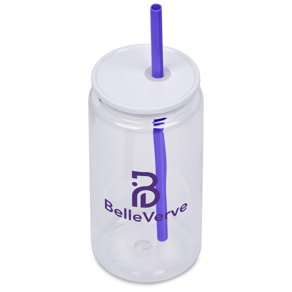 Altitude Mina Plastic Tumbler and Straw - 550ml
