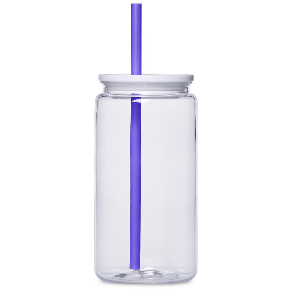 Altitude Mina Plastic Tumbler and Straw - 550ml