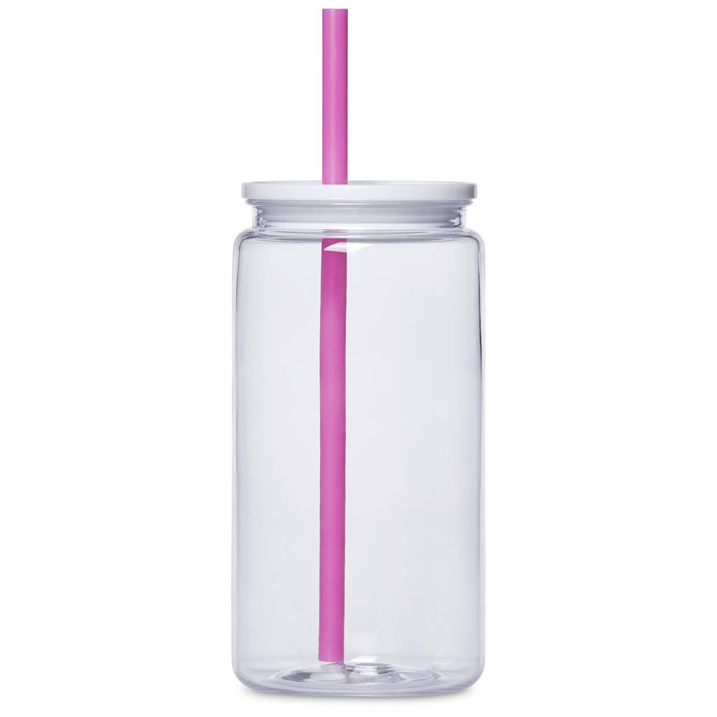 Altitude Mina Plastic Tumbler and Straw - 550ml