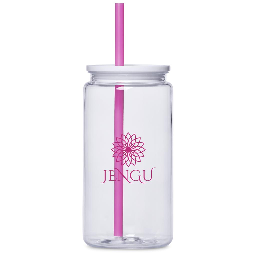 Altitude Mina Plastic Tumbler and Straw - 550ml