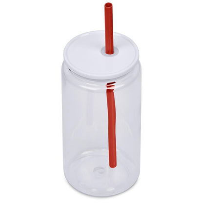 Altitude Mina Plastic Tumbler and Straw - 550ml