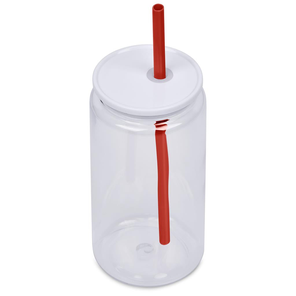 Altitude Mina Plastic Tumbler and Straw - 550ml
