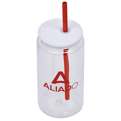 Altitude Mina Plastic Tumbler and Straw - 550ml