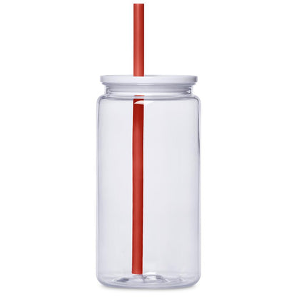 Altitude Mina Plastic Tumbler and Straw - 550ml
