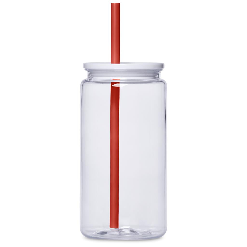 Altitude Mina Plastic Tumbler and Straw - 550ml
