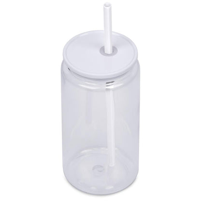 Altitude Mina Plastic Tumbler and Straw - 550ml