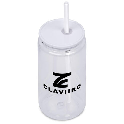 Altitude Mina Plastic Tumbler and Straw - 550ml