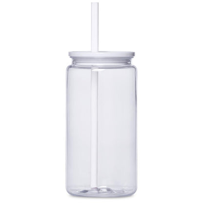 Altitude Mina Plastic Tumbler and Straw - 550ml